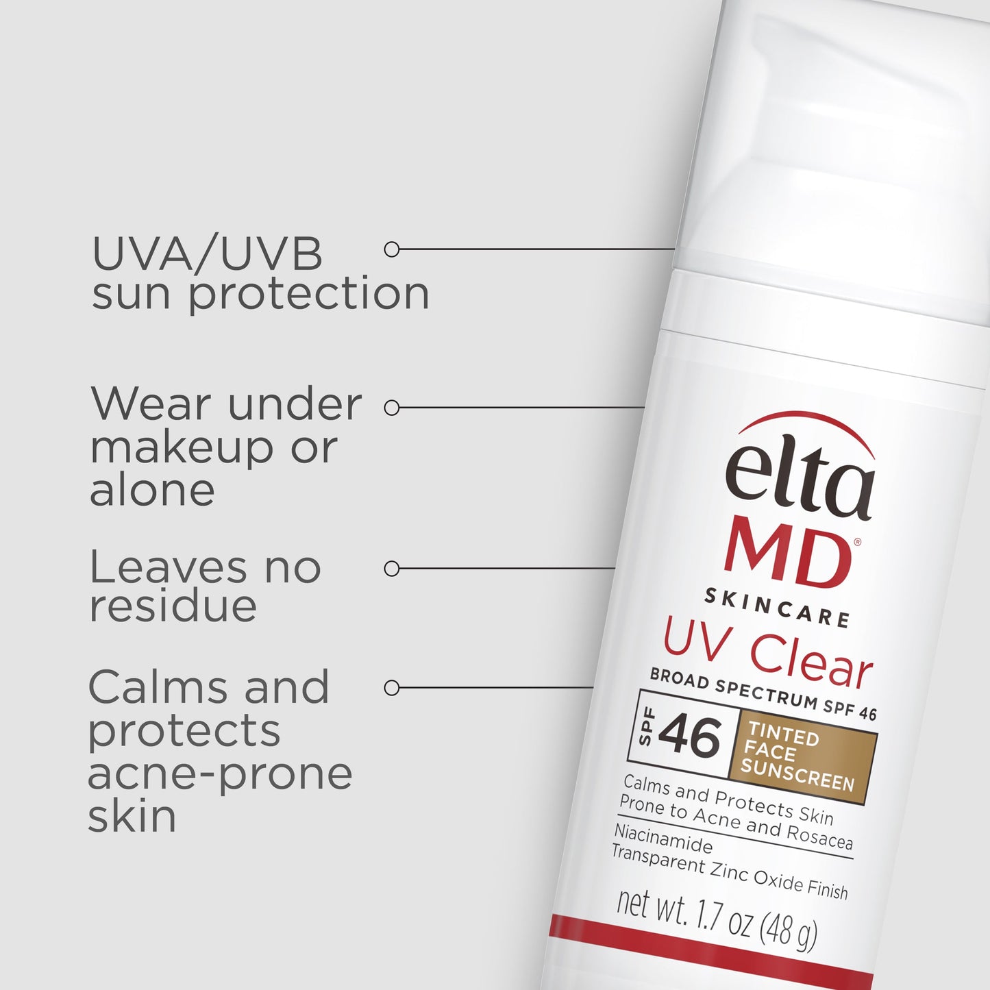 EltaMD Clear Tinted SPF 46