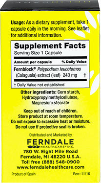 Heliocare Polypodium Leucotomos (60 Capsules)