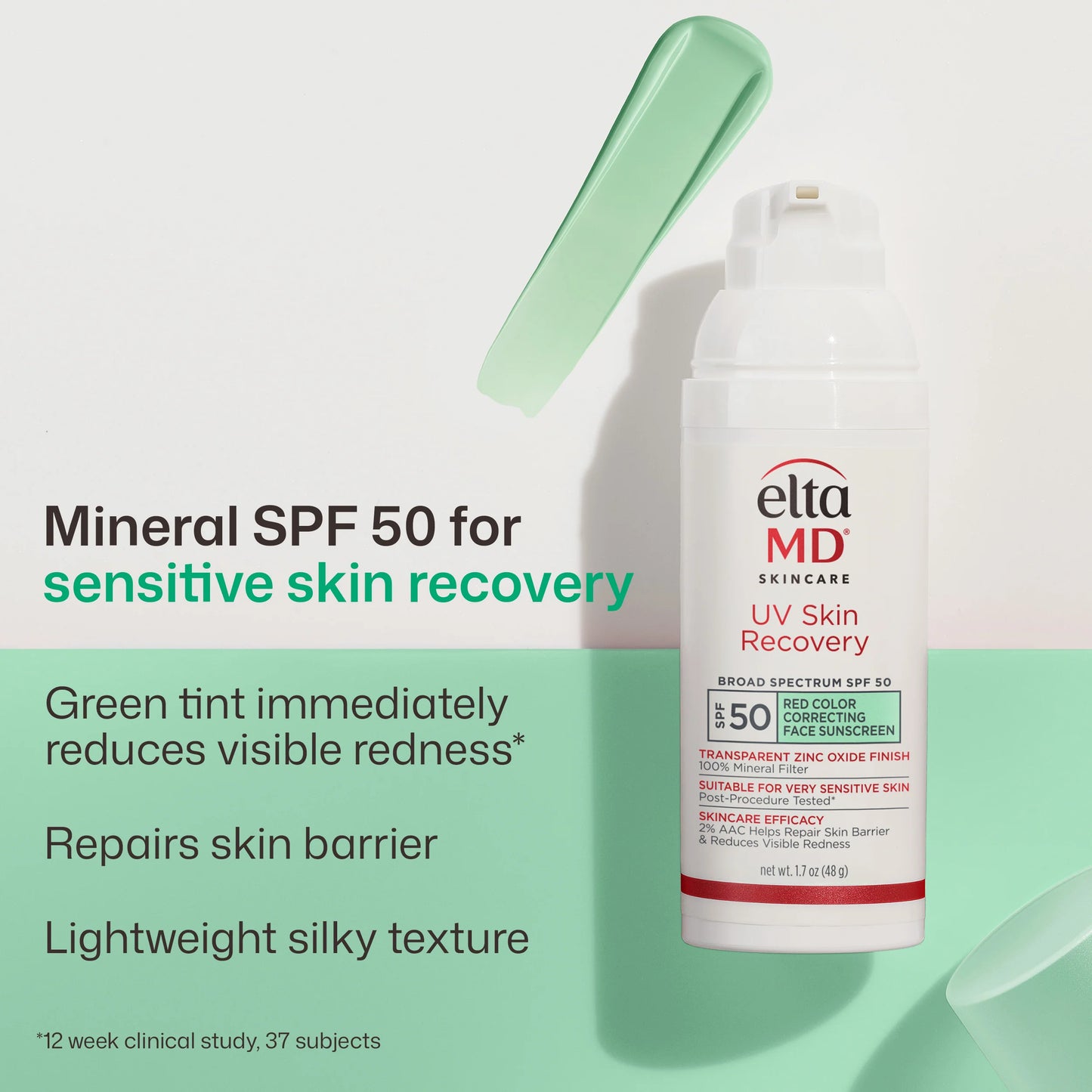 EltaMD UV Skin Recovery Green Tinted Sunscreen