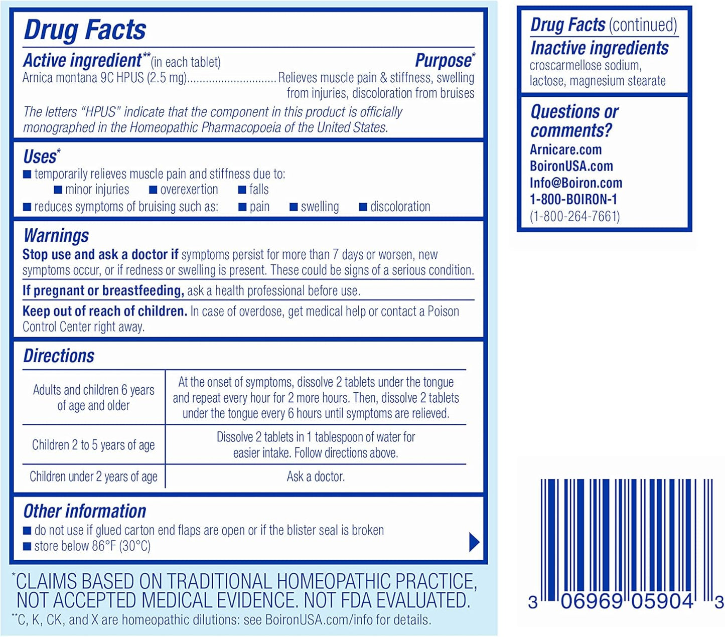 Arnica Pills