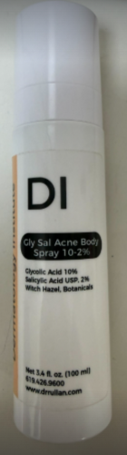 DI Gly Sal Acne Body Spray 10-2%
