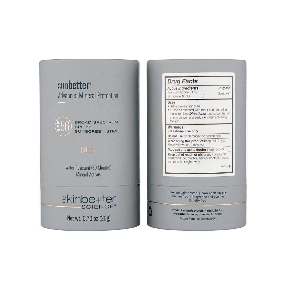 Sunbetter Sheer Spf 56 Sunscreen Stick